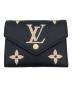 LOUIS VUITTON（ルイ ヴィトン）の古着「3つ折り財布」｜ブラック