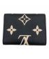 LOUIS VUITTON (ルイ ヴィトン) 3つ折り財布 ブラック：80000円