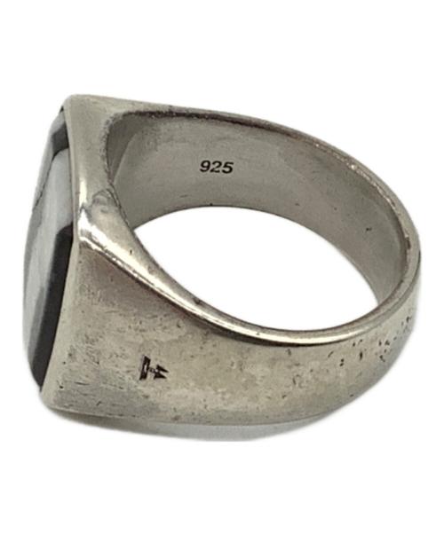 TOM WOOD（トムウッド）TOM WOOD (トムウッド) リング ホワイト×ブラック サイズ:25号の古着・服飾アイテム