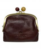 ARCOLOアルコロ）の古着「がま口財布」｜ブラウン