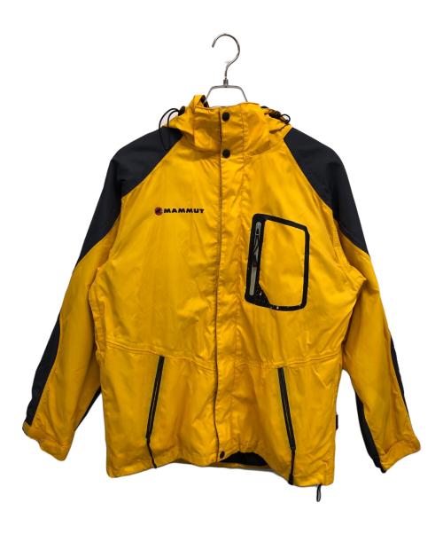 MAMMUT（マムート）MAMMUT (マムート) マウンテンパーカー ブラック×イエロー サイズ:SIZE　Lの古着・服飾アイテム