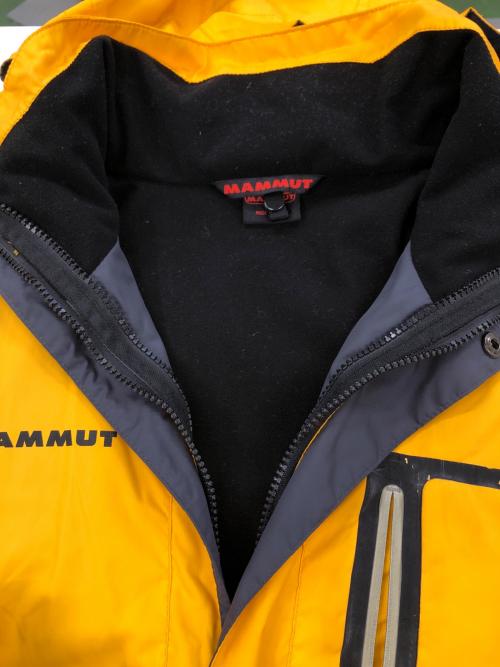 MAMMUT（マムート）MAMMUT (マムート) マウンテンパーカー ブラック×イエロー サイズ:SIZE　Lの古着・服飾アイテム