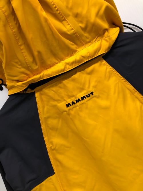 MAMMUT（マムート）MAMMUT (マムート) マウンテンパーカー ブラック×イエロー サイズ:SIZE　Lの古着・服飾アイテム