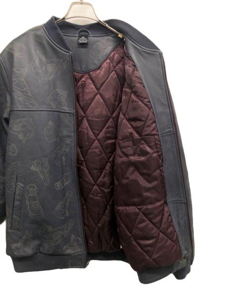 JORDAN（ジョーダン）JORDAN (ジョーダン) レザーブルゾン グレー サイズ:SIZE　XLの古着・服飾アイテム