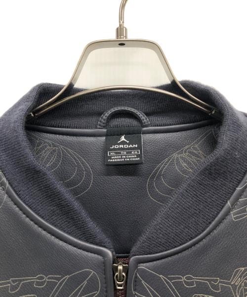 JORDAN（ジョーダン）JORDAN (ジョーダン) レザーブルゾン グレー サイズ:SIZE　XLの古着・服飾アイテム