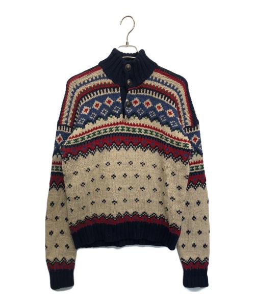 POLO RALPH LAUREN（ポロ・ラルフローレン）POLO RALPH LAUREN (ポロ・ラルフローレン) ニット マルチカラー サイズ:Lの古着・服飾アイテム