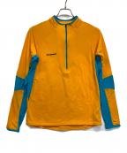 MAMMUTマムート）の古着「フリースジャケット」｜オレンジ