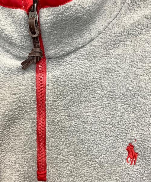 POLO RALPH LAUREN（ポロ・ラルフローレン）POLO RALPH LAUREN (ポロ・ラルフローレン) フリースジャケット グレー サイズ:Ｌ 未使用品の古着・服飾アイテム