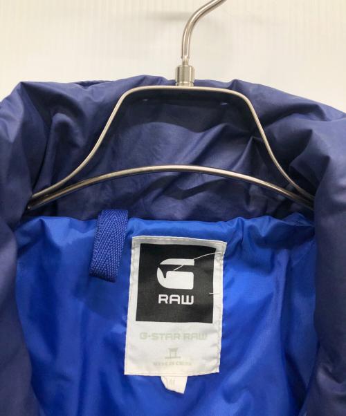 G-STAR RAW（ジースターロゥ）G-STAR RAW (ジースターロゥ) ダウンジャケット ブルー サイズ:SIZE　Mの古着・服飾アイテム