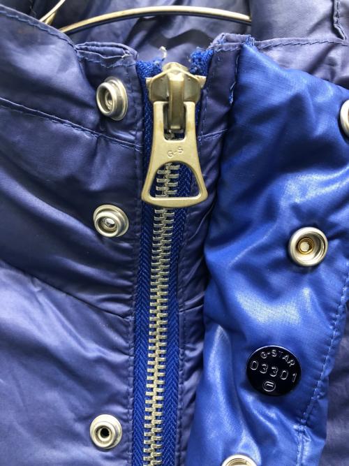 G-STAR RAW（ジースターロゥ）G-STAR RAW (ジースターロゥ) ダウンジャケット ブルー サイズ:SIZE　Mの古着・服飾アイテム