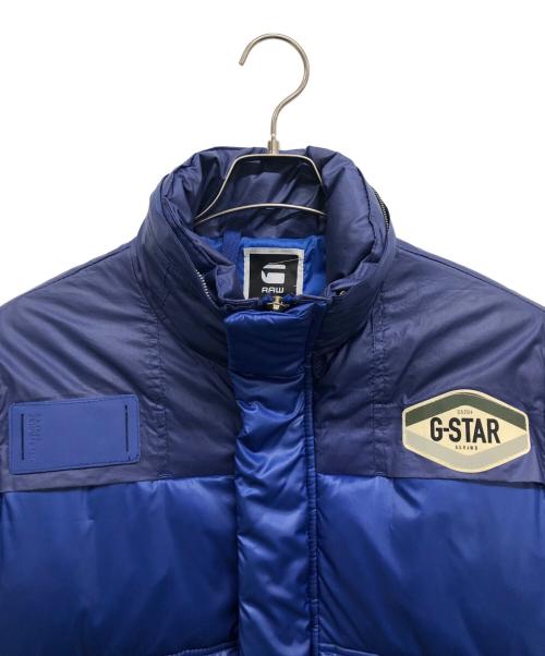 G-STAR RAW（ジースターロゥ）G-STAR RAW (ジースターロゥ) ダウンジャケット ブルー サイズ:SIZE　Mの古着・服飾アイテム