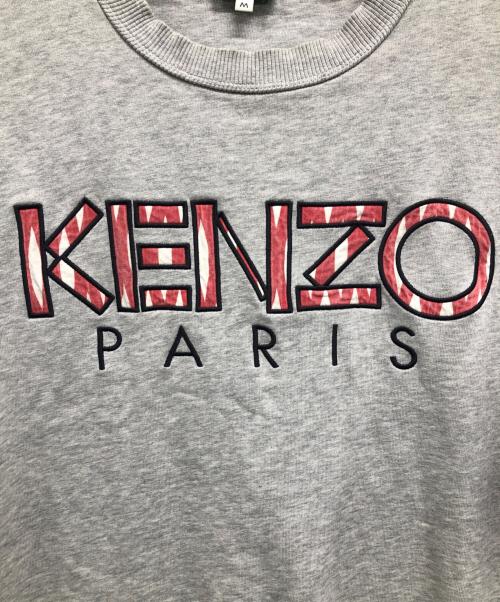 KENZO（ケンゾー）KENZO (ケンゾー) スウェット レッド×グレー サイズ:SIZE　Mの古着・服飾アイテム