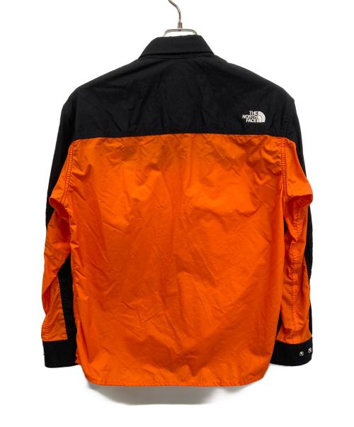 THE NORTH FACE（ザ ノース フェイス）THE NORTH FACE (ザ ノース フェイス) 長袖シャツ ブラック×オレンジ サイズ:Sの古着・服飾アイテム