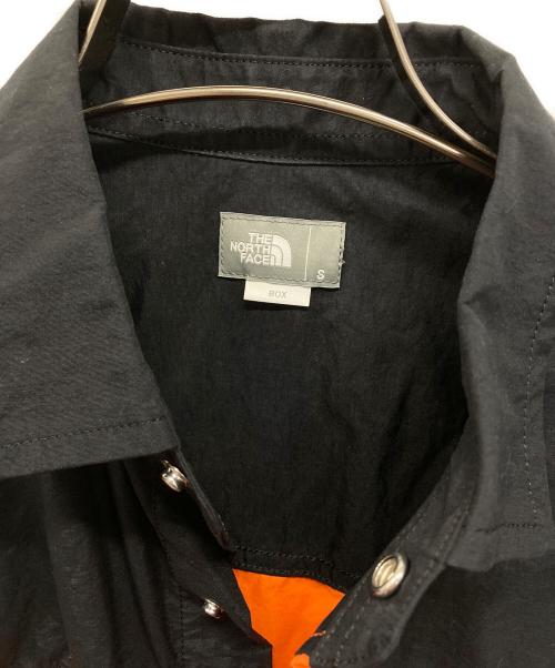 THE NORTH FACE（ザ ノース フェイス）THE NORTH FACE (ザ ノース フェイス) 長袖シャツ ブラック×オレンジ サイズ:Sの古着・服飾アイテム