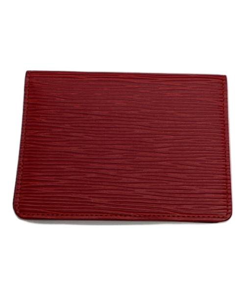 LOUIS VUITTON（ルイ ヴィトン）LOUIS VUITTON (ルイ ヴィトン) カードケース レッドの古着・服飾アイテム