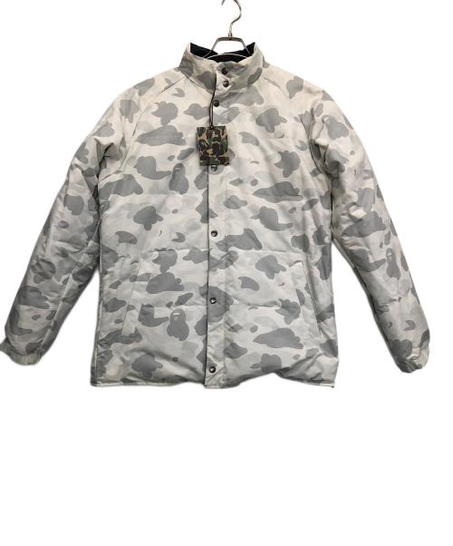 A BATHING APE（ア ベイシング エイプ）A BATHING APE (ア ベイシング エイプ) リバーシブルダウンジャケット ブラック サイズ:Lの古着・服飾アイテム