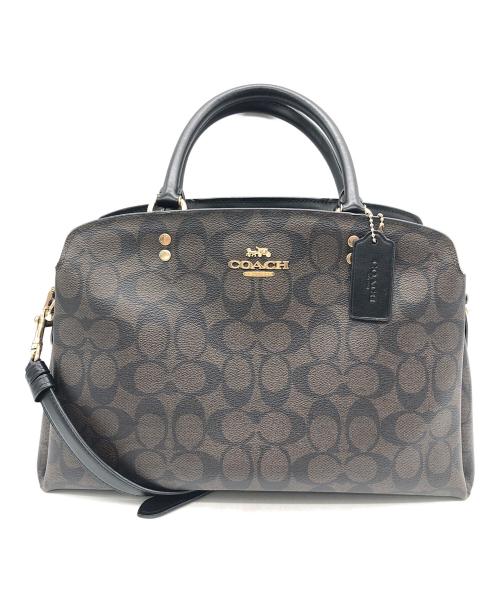 COACH（コーチ）COACH (コーチ) 2WAYショルダーバッグ ブラウンの古着・服飾アイテム