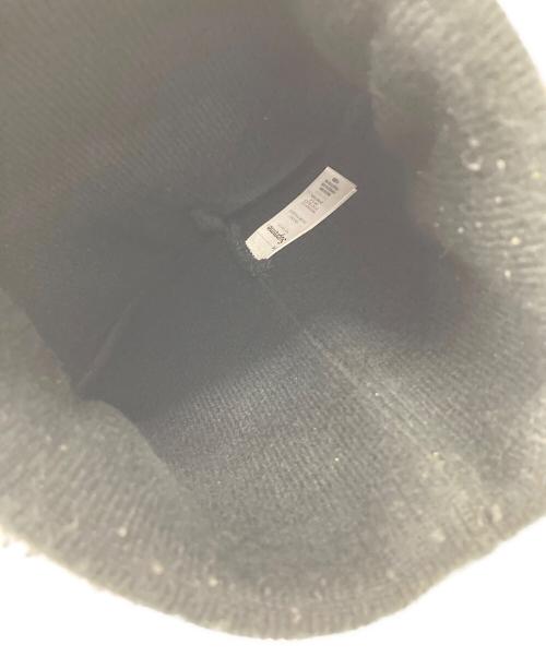 SUPREME（シュプリーム）SUPREME (シュプリーム) ニット帽 ブラックの古着・服飾アイテム