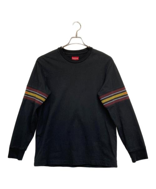 SUPREME（シュプリーム）SUPREME (シュプリーム) 長袖カットソー マルチカラー×ブラック サイズ:Sの古着・服飾アイテム