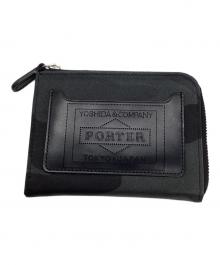 PORTER（ポーター）の古着「コンパクトウォレット」｜グレー×ブラック