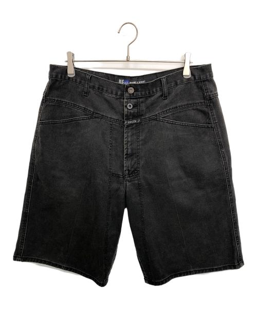 MARITHE+FRANCOIS GIRBAUD（マリテフランソワジルボー）MARITHE+FRANCOIS GIRBAUD (マリテフランソワジルボー) ハーフデニムパンツ ブラック サイズ:36の古着・服飾アイテム