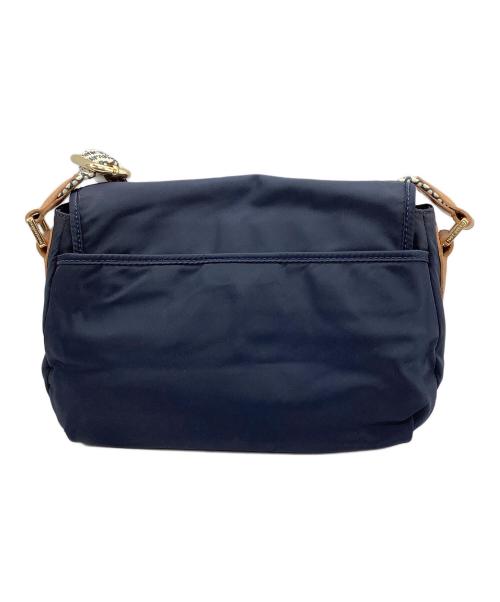 TORY BURCH（トリーバーチ）TORY BURCH (トリーバーチ) ショルダーバッグ ネイビー×ホワイトの古着・服飾アイテム
