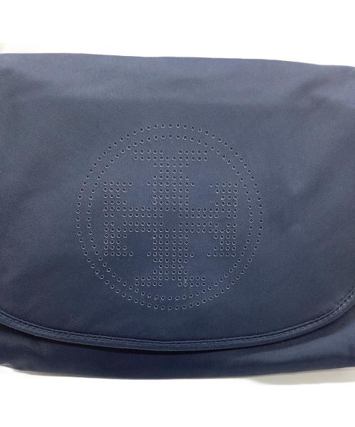 TORY BURCH（トリーバーチ）TORY BURCH (トリーバーチ) ショルダーバッグ ネイビー×ホワイトの古着・服飾アイテム