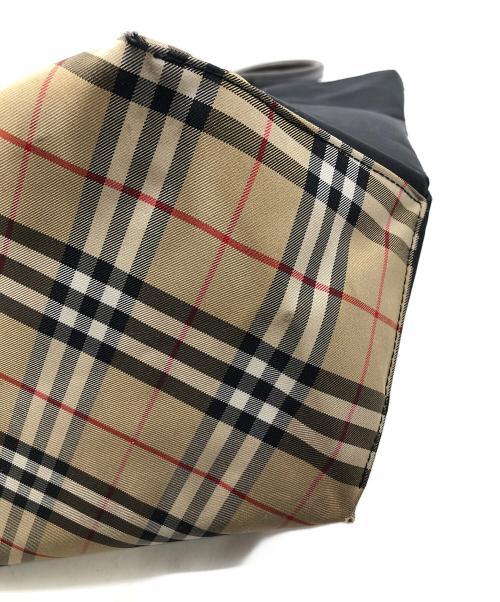 BURBERRY BLUE LABEL（バーバリーロンドンブルーレーベル）BURBERRY BLUE LABEL (バーバリーロンドンブルーレーベル) トートバッグ ブラックの古着・服飾アイテム