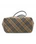 中古・古着 BURBERRY BLUE LABEL (バーバリーロンドンブルーレーベル) トートバッグ ブラック：8000円