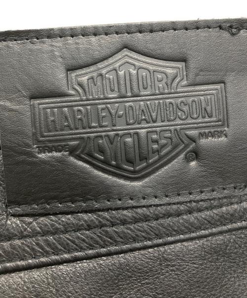 HARLEY-DAVIDSON（ハーレーダビッドソン）HARLEY-DAVIDSON (ハーレーダビッドソン) レザーパンツ ブラック サイズ:SIZE 81cm (W32)の古着・服飾アイテム