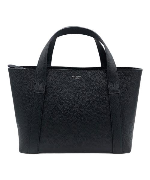 PELLE MORBIDA（ペッレモルビダ）PELLE MORBIDA (ペッレモルビダ) ハンドバッグ ネイビーの古着・服飾アイテム