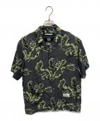 NEIGHBORHOODネイバーフッド）の古着「半袖シャツ」｜グリーン×グレー