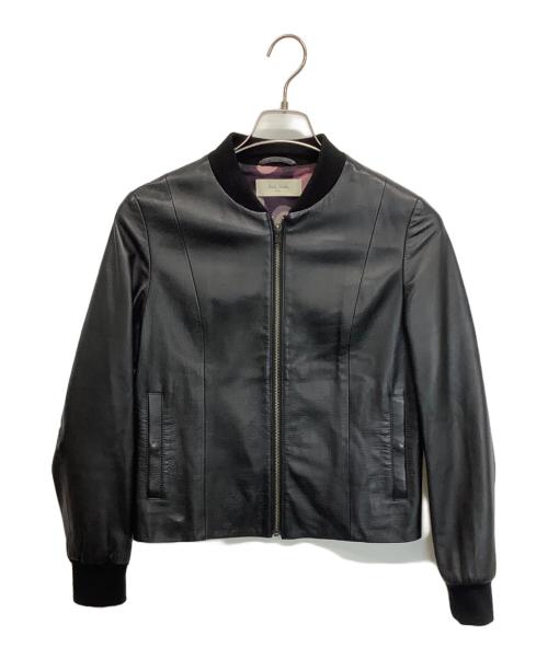 PAUL SMITH（ポールスミス）PAUL SMITH (ポールスミス) レザージャケット ブラック サイズ:40の古着・服飾アイテム