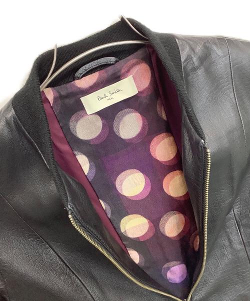 PAUL SMITH（ポールスミス）PAUL SMITH (ポールスミス) レザージャケット ブラック サイズ:40の古着・服飾アイテム