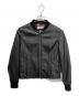 PAUL SMITH（ポールスミス）の古着「レザージャケット」｜ブラック