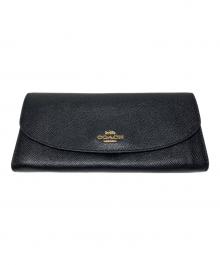 COACH（コーチ）の古着「長財布」｜ブラック