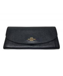中古・古着通販】COACH (コーチ) 長財布 ブラック｜ブランド・古着通販