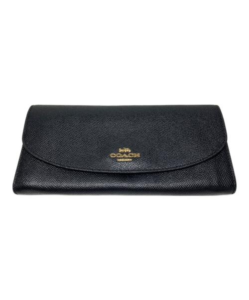 COACH（コーチ）COACH (コーチ) 長財布 ブラックの古着・服飾アイテム