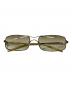 OLIVER PEOPLES（オリバーピープルズ）の古着「サングラス」｜ゴールドカラー