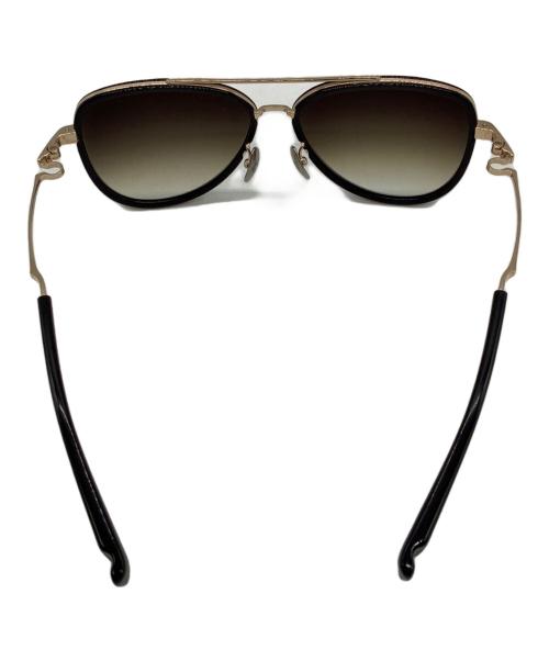 999.9（フォーナインズ）999.9 (フォーナインズ) サングラス ブラウン×ゴールド サイズ:58□15-139の古着・服飾アイテム