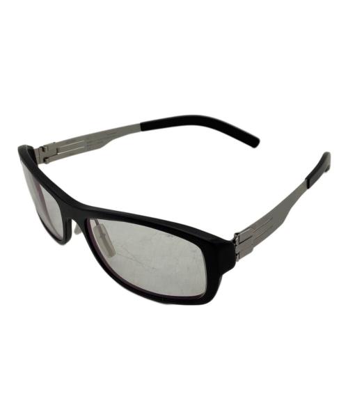 ic!Berlin（アイシーベルリン）ic!Berlin (アイシーベルリン) 眼鏡 ブラック×シルバー サイズ:54□18-150の古着・服飾アイテム