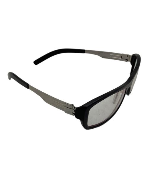 ic!Berlin（アイシーベルリン）ic!Berlin (アイシーベルリン) 眼鏡 ブラック×シルバー サイズ:54□18-150の古着・服飾アイテム