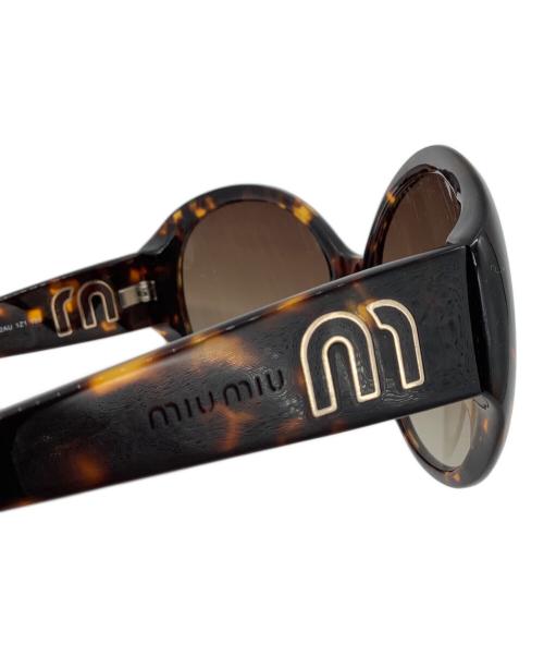 MIU MIU（ミュウミュウ）MIU MIU (ミュウミュウ) サングラス ブラウン×ブラックの古着・服飾アイテム