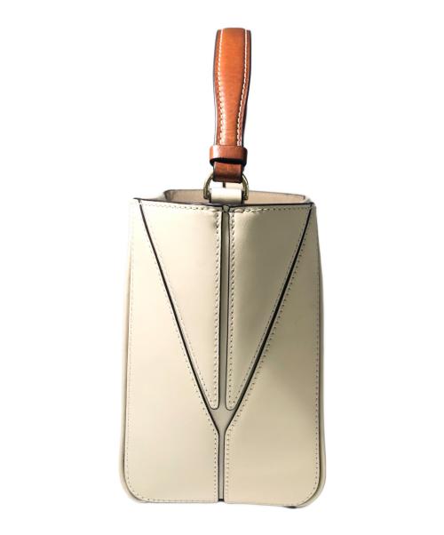 TORY BURCH（トリーバーチ）TORY BURCH (トリーバーチ) マックグロースモールバケット ブラウン×ベージュの古着・服飾アイテム