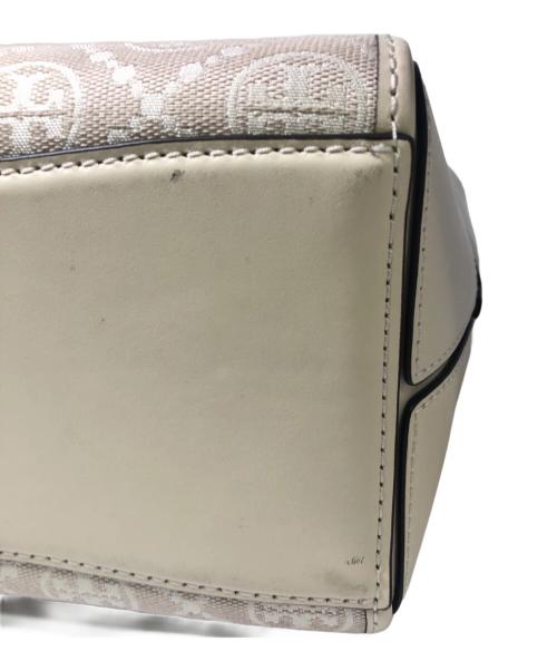 TORY BURCH（トリーバーチ）TORY BURCH (トリーバーチ) マックグロースモールバケット ブラウン×ベージュの古着・服飾アイテム