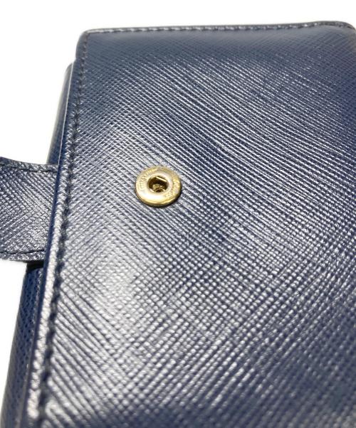 Salvatore Ferragamo（サルヴァトーレ フェラガモ）Salvatore Ferragamo (サルヴァトーレ フェラガモ) コンパクトウォレット ネイビーの古着・服飾アイテム