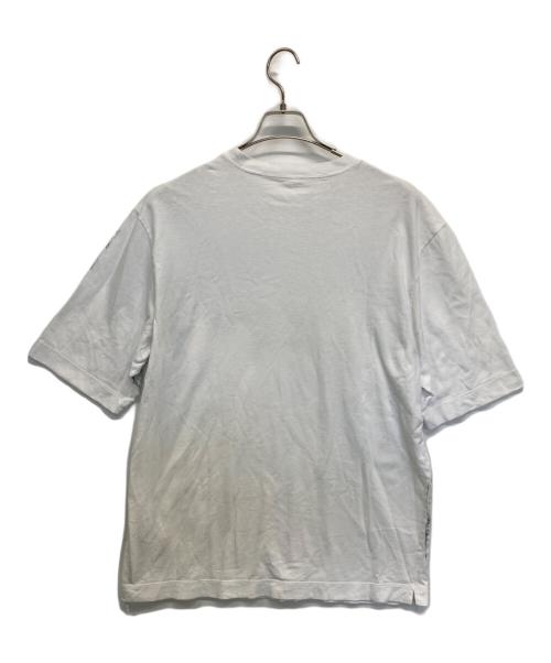 OFFWHITE（オフホワイト）OFFWHITE (オフホワイト) 半袖Tシャツ ホワイト×グレー サイズ:Mの古着・服飾アイテム