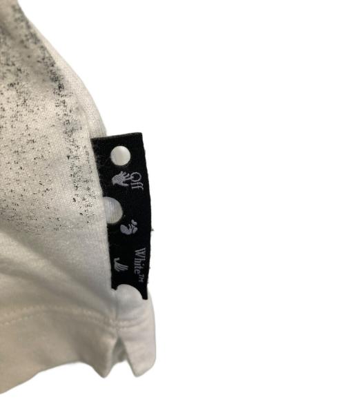 OFFWHITE（オフホワイト）OFFWHITE (オフホワイト) 半袖Tシャツ ホワイト×グレー サイズ:Mの古着・服飾アイテム