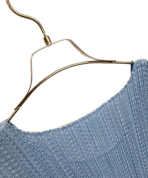 PLEATS PLEASE（プリーツプリーズ）PLEATS PLEASE (プリーツプリーズ) ノースリーブワンピース ブルー サイズ:Freeの古着・服飾アイテム