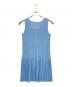 PLEATS PLEASE（プリーツプリーズ）の古着「ノースリーブワンピース」｜ブルー